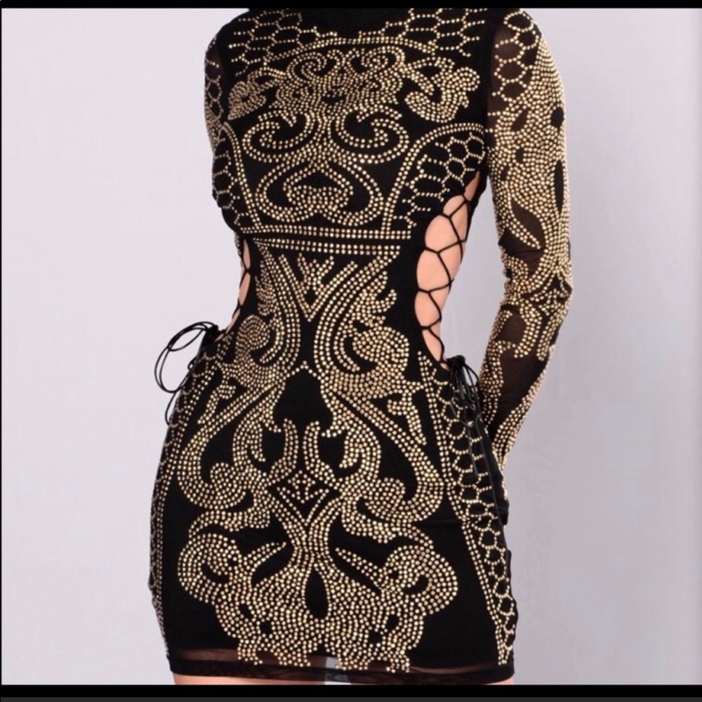 Fashion nova dynasty studded dress
